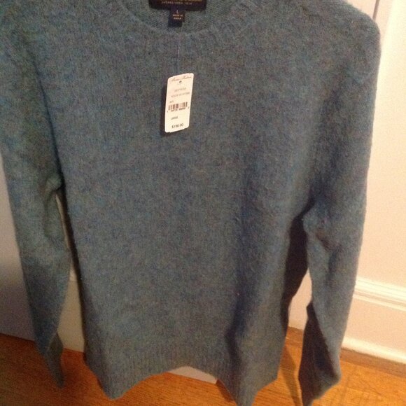 Brooks Brothers Men's Large Brushed Wool Crewneck Sweater - New with Tags - Picture 3 of 4